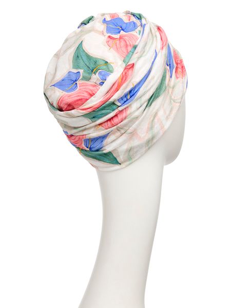 Hovedbilde Hodeplagg Lotus Turban Printed Linen 