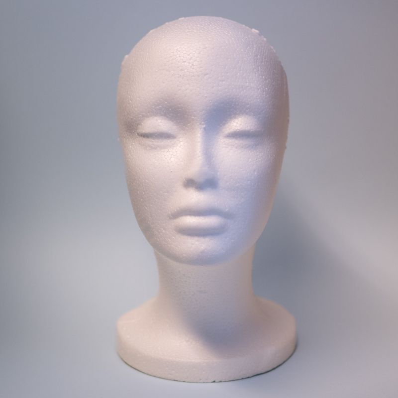 Styrofoam huvud