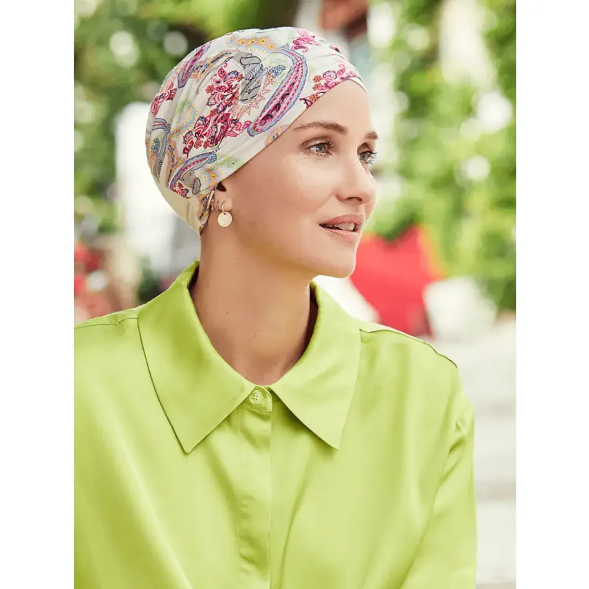 Hodeplagg Amia Turban Printed 