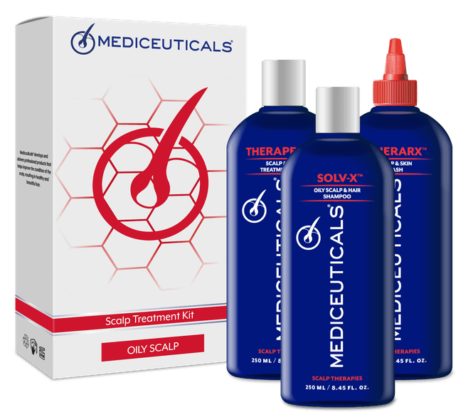 Huvudbild Mediceuticals Scalp Treatment Kit - Fet hårbotten