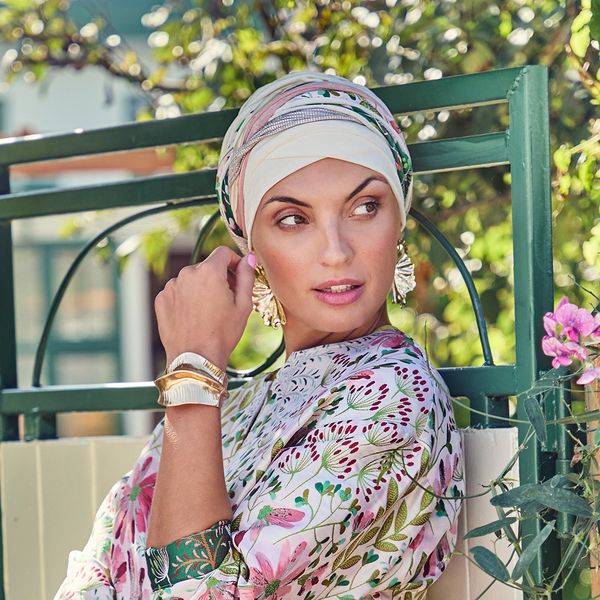 Hovedbilde Hodeplagg HocPerla Boho Turban set
