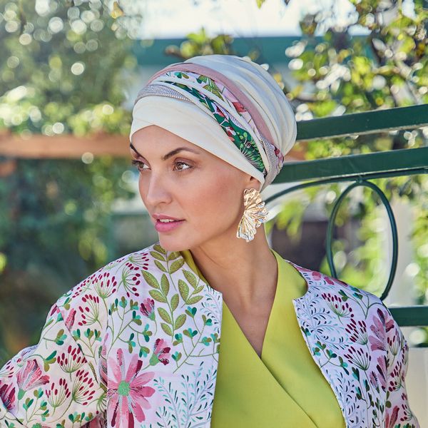 Hovedbilde Hodeplagg HocPerla Boho Turban set