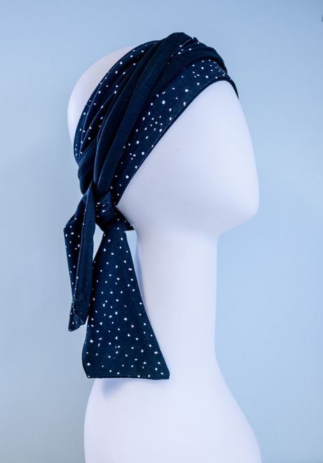 Huvudbild Huvudbonader Vändbar Softie Headscarf tryck