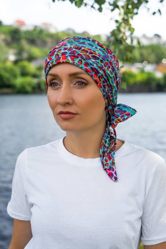 Hodeplagg The Softie Wrap print