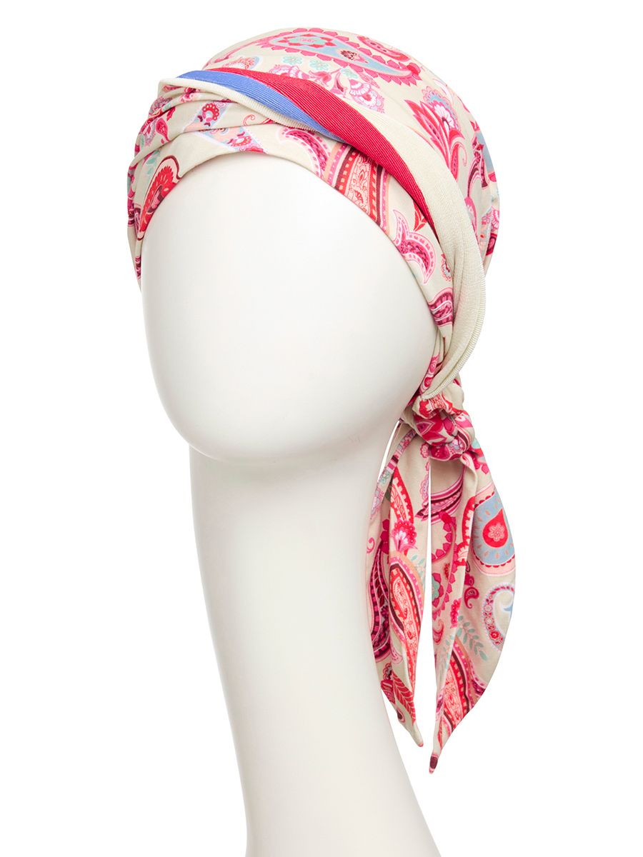 Hodeplagg HocBeatrice Turban w. Ribbons 