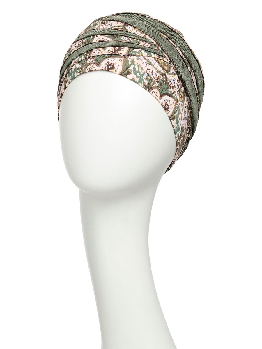 Hodeplagg HocShanti Turban w. Print 