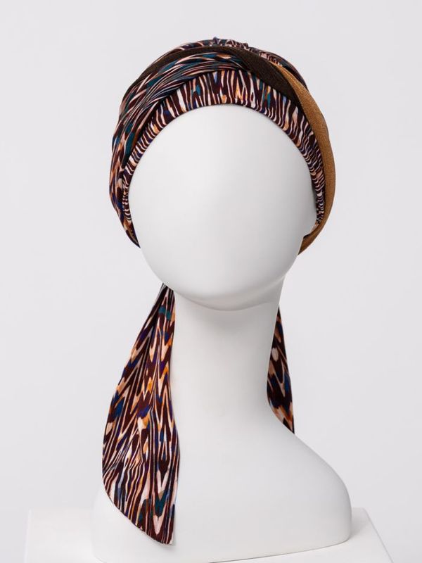 Hodeplagg HocBeatrice Turban w. Ribbons 